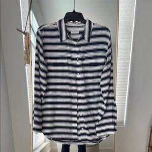 NWOT Equipment Silk Striped Blouse